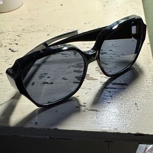 Oversized Black Sunglasses